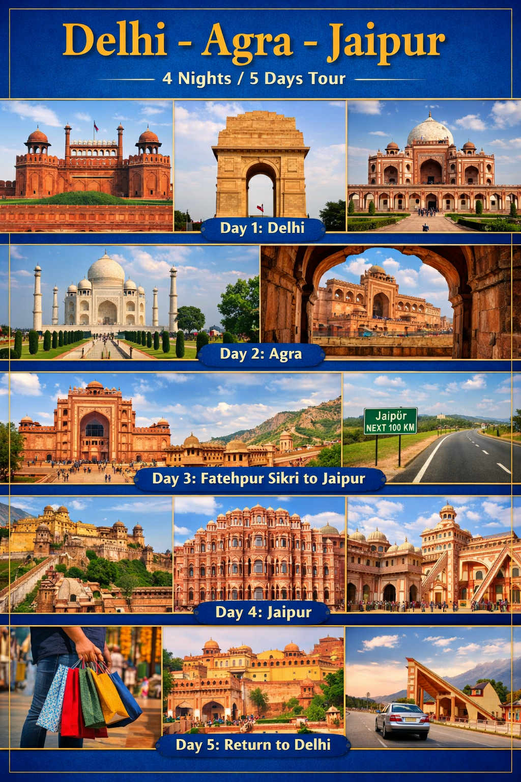 Discover India’s Royal Heart: The Golden Triangle Tour